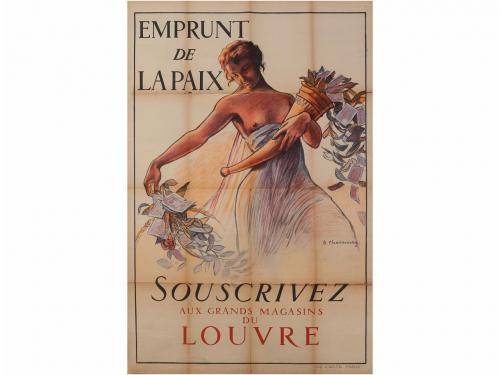 1919-1920. CARTEL. P. MALVANI; JEAN DROIL; CHAVANNAZ; MAURIC