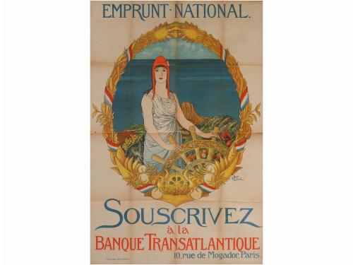 1919-1920. CARTEL. P. MALVANI; JEAN DROIL; CHAVANNAZ; MAURIC