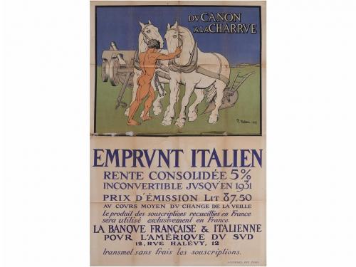 1919-1920. CARTEL. P. MALVANI; JEAN DROIL; CHAVANNAZ; MAURIC