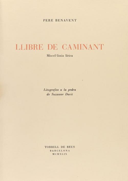 1949-1950. LIBRO. (BIBLIOFILIA). ROQUER, RAMON; PRUNA, PEDRO
