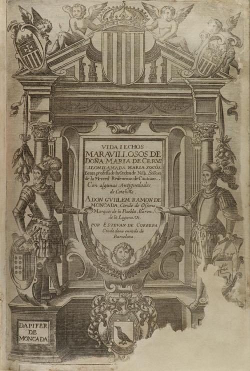 1629. LIBRO. (RELIGIÓN-HAGIOGRAFÍA). CORBERA, ESTEBAN DE:. V