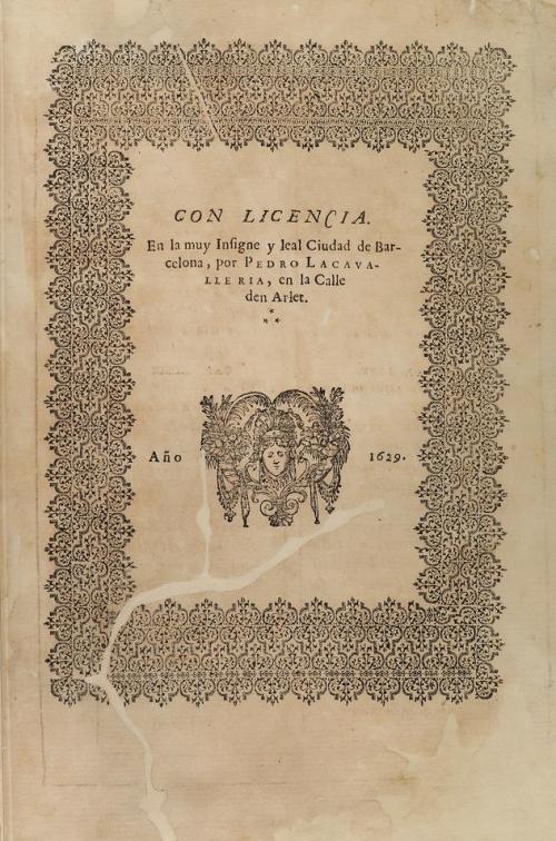1629. LIBRO. (RELIGIÓN-HAGIOGRAFÍA). CORBERA, ESTEBAN DE:. V