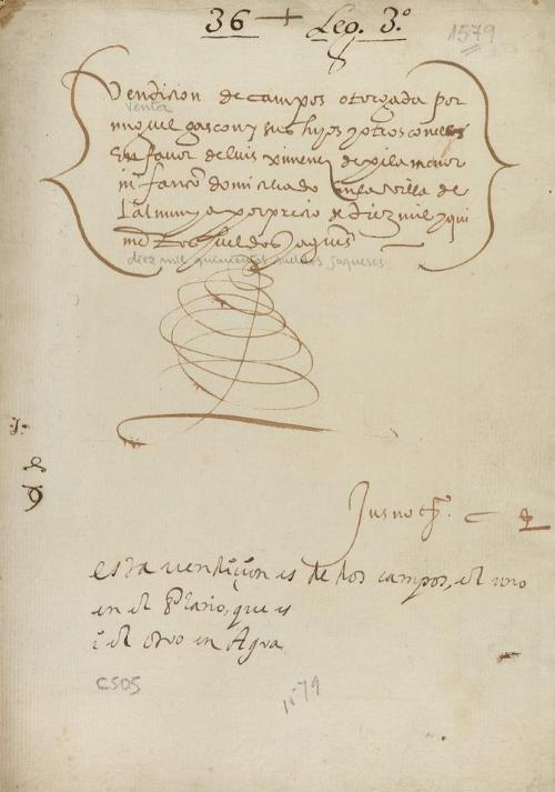 1579-1789. MANUSCRITO. (VENTA DE TIERRAS). CONJUNTO DE 5 MAN