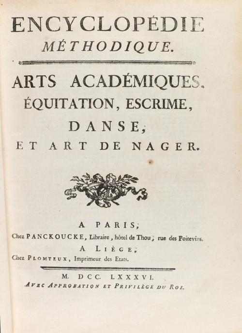 1786. LIBRO. (HUMANIDADES). ENCYCLOPÉDIE MÉTHODIQUE. ARTS AC