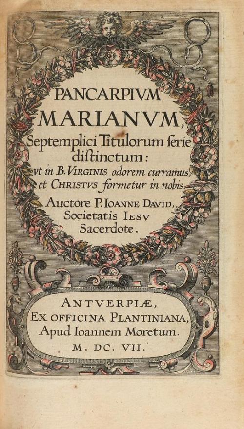 1607. LIBRO. (HUMANIDADES). DAVID, IOANNNE:. PARADISUS SPONS