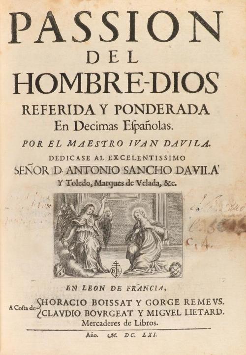 1661. LIBRO. (HUMANIDADES). DAVILA, IVAN:. PASSION DEL HOMBR