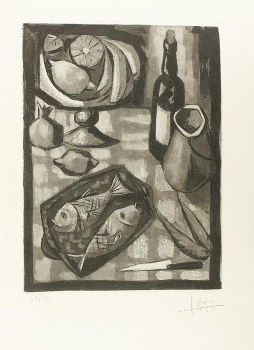 1957. LIBRO. (BIBLIOFILIA). DOTZE NATURES MORTES. Pólogo de 