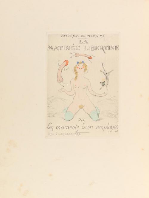 1928. LIBRO. (BIBLIOFILIA-SICALÍPTICA). NERCIAT, ANDRÉA DE:.