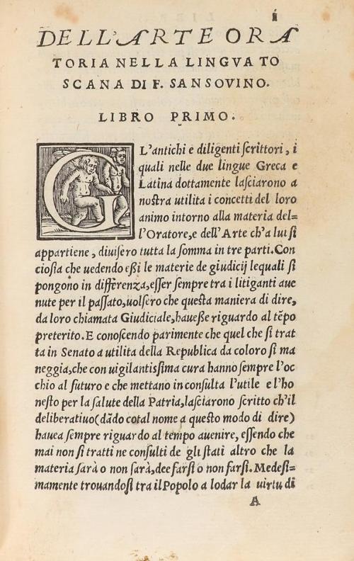 1546. LIBRO. (LINGÜÍSTICA ITALIANA). SANSOVINO, FRANCESCO:. 