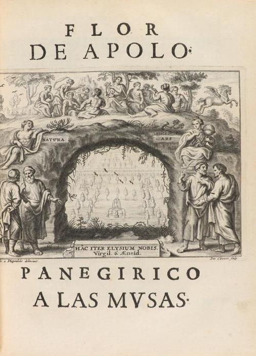 1665. LIBRO. (LITERATURA). BARRIOS, MIGUEL DE:. FLOR DE APOL
