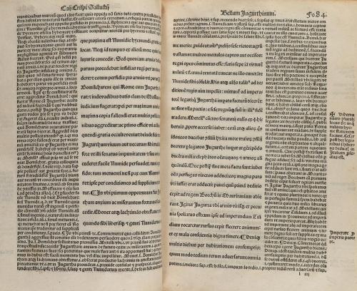 1528. LIBRO. (LITERATURA-CLÁSICOS). SALLUSTII, CA. CRISPI:. 