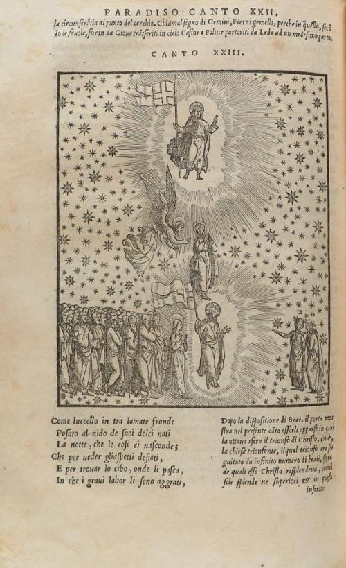 1544. LIBRO. (LITERATURA-ITALIANA). DANTE, ALIGHIERI:. LA CO