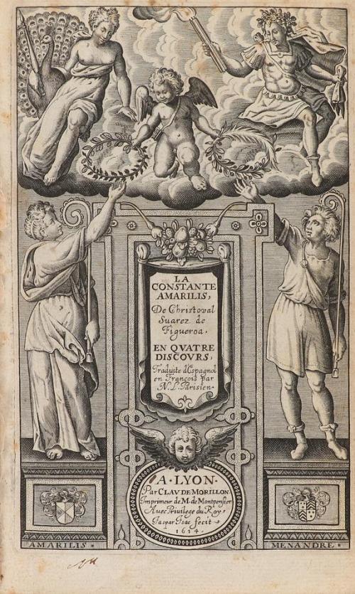 1614. LIBRO. (LITERATURA). SUAREZ DE FIGUEROA, CHRISTOVAL:. 