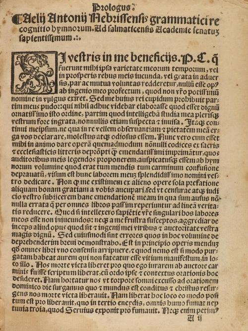 1560. LIBRO. (LITERATURA). [NEBRIJA, ANTONIO DE:]. AUREA EXP