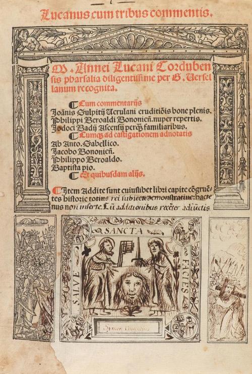 1519. LIBRO. (LITERATURA). LUCANI CORDUBENSIS, M. ANNEI:. P
