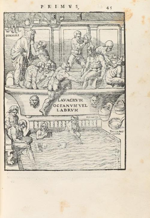 1587. LIBRO. (GIMNASIA). MERCURIALIS, HIERONYMI:. DE ARTE GY