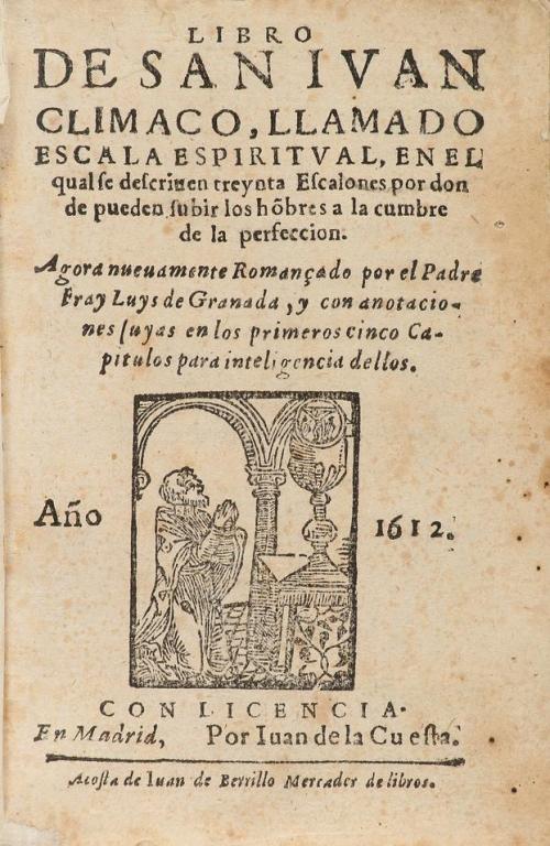 1612. LIBRO. (HUMANIDADES). SAN JUAN CLIMACO [GRANADA, FRAY 