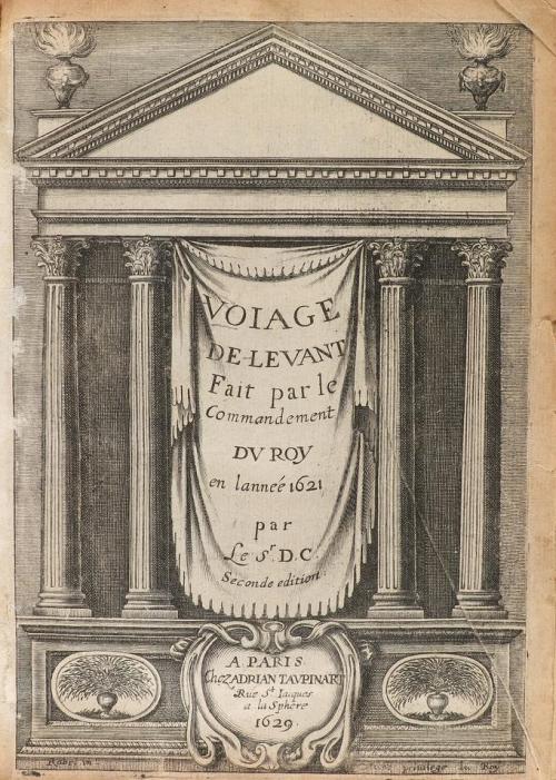 1629. LIBRO. (VIAJES-ORIENTE). [DESHAYES, LOUIS. BARON DE CO