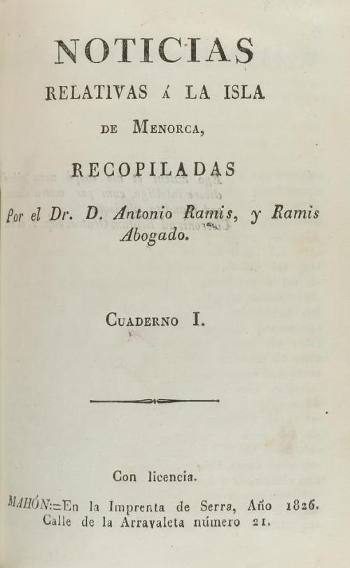 1817-1833. LIBRO. (SIGILOGRAFÍA). RAMIS Y RAMIS, JUAN:. INSC