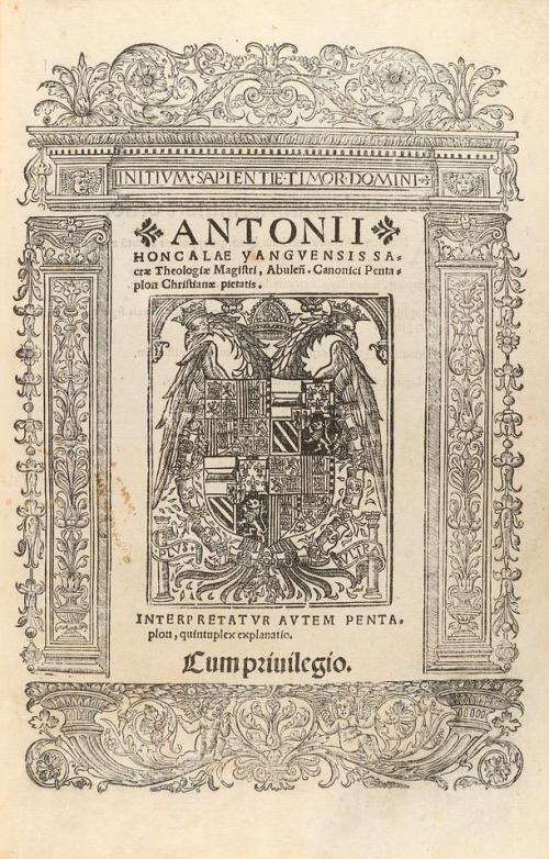 1546. LIBRO. (HUMANIDADES). HONCALAE, ANTONII:. INTERPRETATU