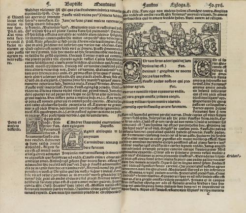 1527. LIBRO. (LITERATURA). BATTISTA MANTUANU. [BAPTISTA SPAG