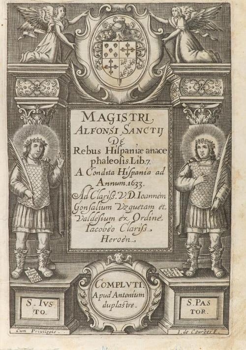 1634. LIBRO. (HISTORIA). SANCHEZ, ALFONSO:. DE REBUS HISPANI