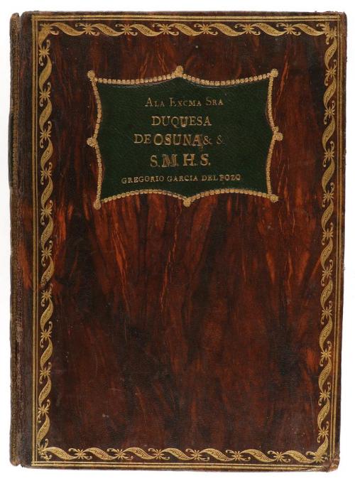 1825. LIBRO. (ENCUADERNACIÓN). GARCIA DEL POZO, GREGORIO:. L