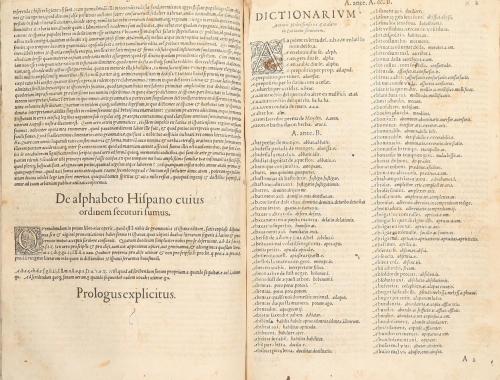 1561. LIBRO. (GRAMÁTICA). NEBRIJA, AELIO ANTONIO DE:. LEXICO