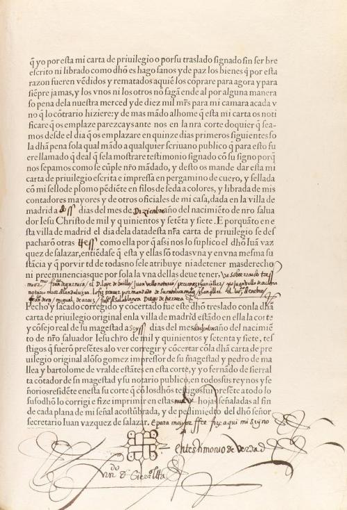 1577. FOLLETOS. (PRIVILEGIO). PRIVILEGIO DE LAS ALCAVALAS DE