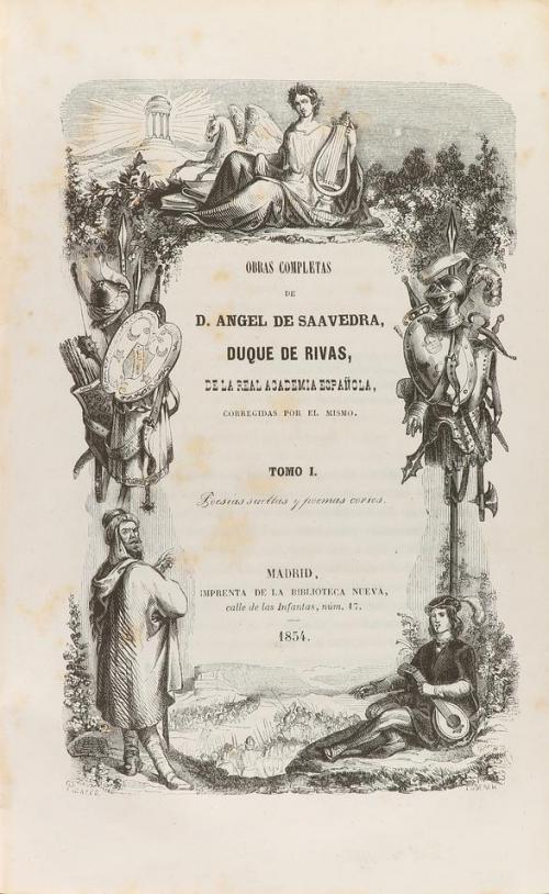 1854. LIBRO. (LITERATURA ESPAÑOLA). SAAVEDRA, ANGEL DE [DUQU