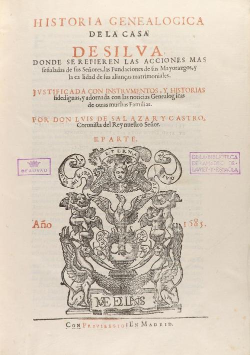 1685. LIBRO. (HISTORIA DE ESPAÑA). SALAZAR Y CASTRO, LUIS DE