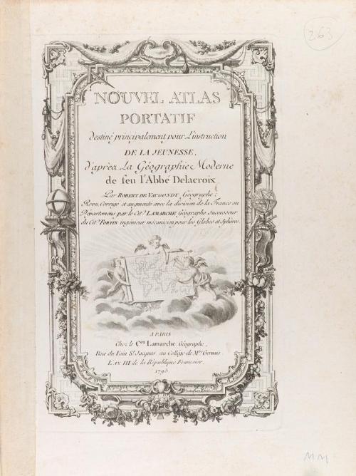 1795. LIBRO. (ATLAS). VAUGONDY, ROBERT DE; DELAMARCHE, F.:. 