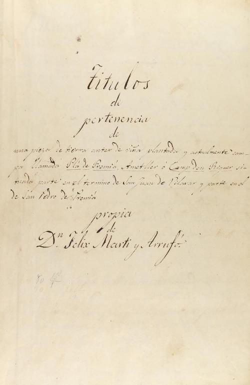 1716-1850 . MANUSCRITO. (MARESME). ACTAS DE VENTA Y TESTAMEN