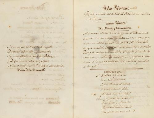1840. MANUSCRITO. (TEATRO). RUIZ DE LOPEZ, JOAQUIN:. BRUCIO 
