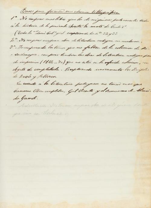 1880 ca. MANUSCRITO. (CERVANTINA-BIBLIOGRAFÍA). CATÁLOGO BIB