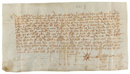 1401. MANUSCRITO. (CUENCA). PERGAMINO MANUSCRITO SOBRE EL TE