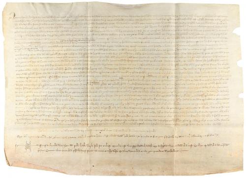 1380. MANUSCRITO. (BARCELONA). CARTA PRECARIA REFERENTE A LA