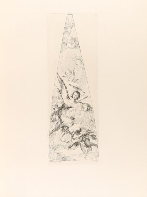 s. XIX. GRABADO. (ARTE-ENCUADERNACIÓN). BAYEU, R.:. 13 GRABA