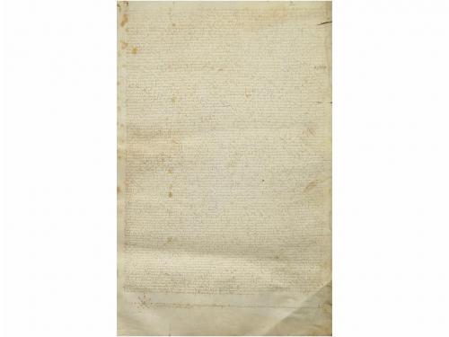 1471. MANUSCRITO. (CABREVACIÓN). GRAN PLIEGO MANUSCRITO SOBR