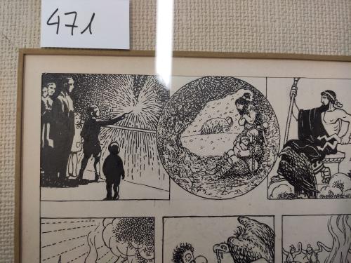 1910 ca. ORIGINAL ARTÍSTICO. JUNCEDA:. 9 VIÑETAS QUE NARRAN 