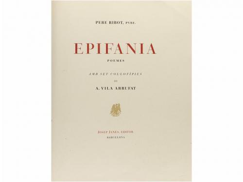 1952. LIBRO. (BIBLIOFILIA). RIBOT, PERE Pvre.; VILA ARRUFAT,