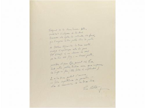 1952. LIBRO. (BIBLIOFILIA). RIBOT, PERE Pvre.; VILA ARRUFAT,