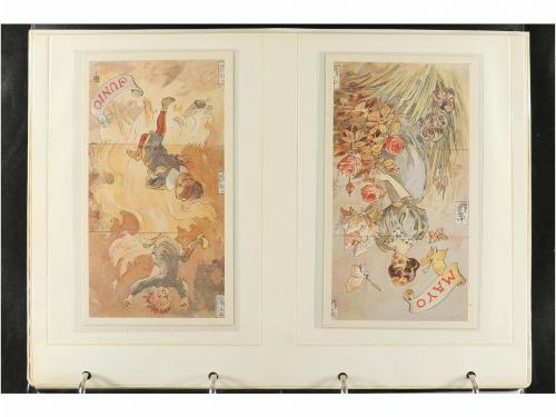 1900-1940 ca. POSTALES. TRES ÁLBUMES CON MÁS DE 300 POSTALES