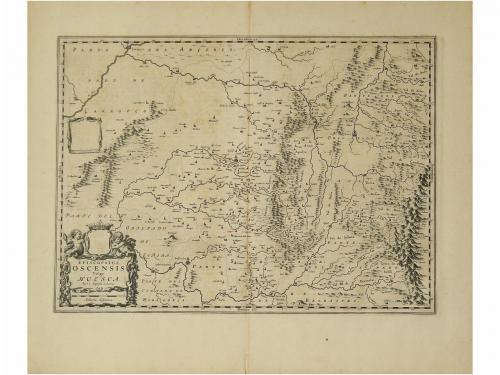 1665. MAPA. (ARAGÓN). LABANNA, B.:. EPISCOPATUS OSCENSIS Vul