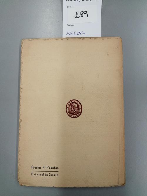 1935. LIBRO. (LITERATURA-PRIMERA EDICIÓN). ARAUZ, ÁLVARO:. V