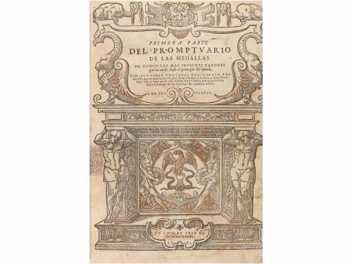 1561. LIBRO. (NUMISMÁTICA). PRIMERA PARTE DEL PROMPTURARIO D