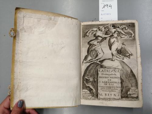 1646. LIBRO. (GUERRA DELS SEGADORS). ROS, ALEXANDRO DE:. CAT