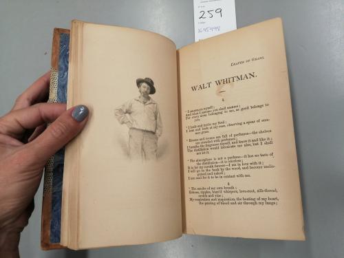 1876. LIBRO. (POESIA AMERICANA). WHITMAN, WALT:. LEAVES OF G