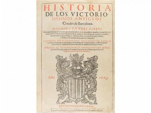 1603. LIBRO. (HISTORIA BARCELONA). DIAGO, F. FRANCISCO:. HIS
