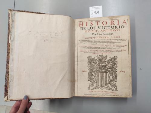 1603. LIBRO. (HISTORIA BARCELONA). DIAGO, F. FRANCISCO:. HIS